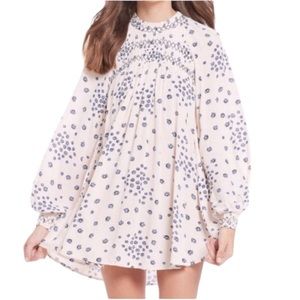 Free People Flowers In Her Hair Printed Tunic/ dress size M